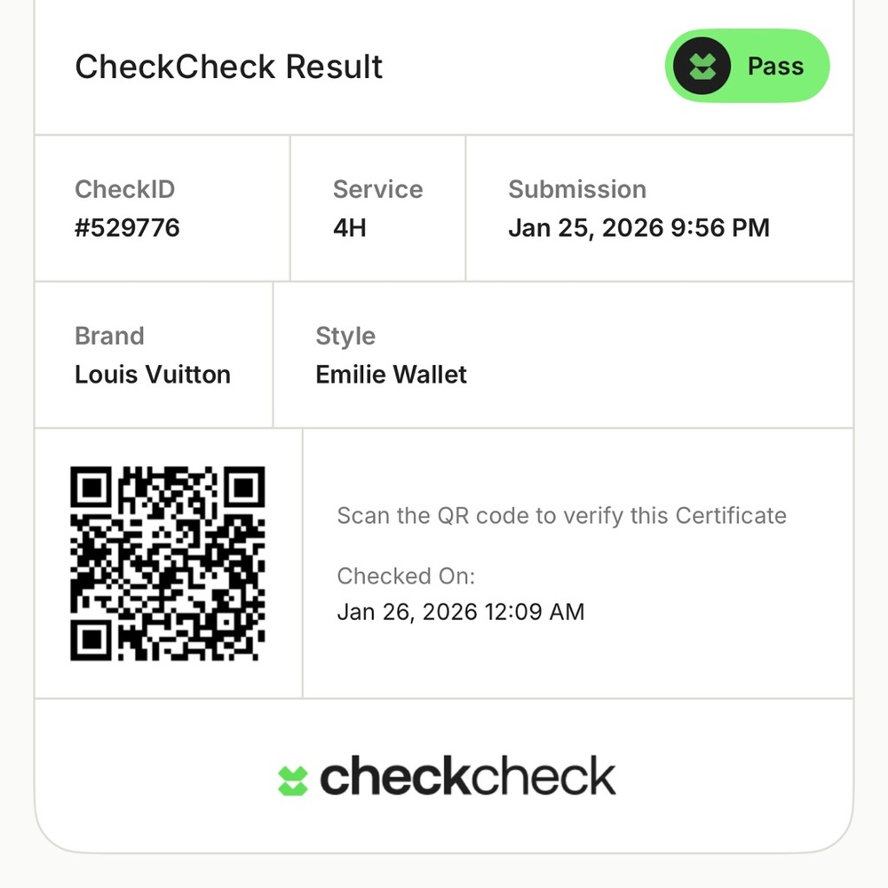 AUTH Louis Vuitton Emilie Wallet in Fuschia Great Pre-Loved Conition with COA! - Picture 12 of 12